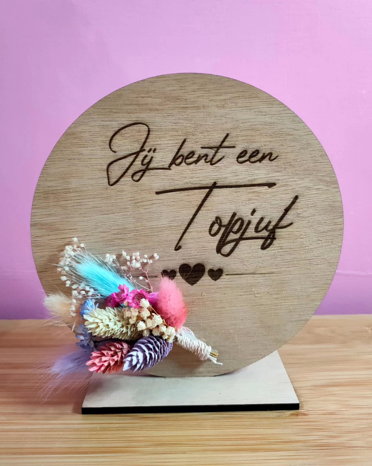 Hoepel 'Jij bent een topjuf'