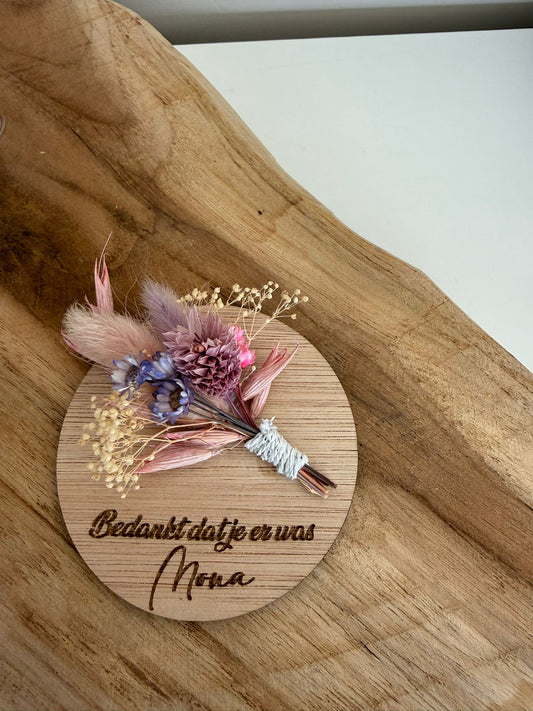 Houten magneet